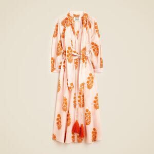 NWT J Crew SZ Blockprints™ X J.Crew Wrap Shirt-Dress Size XS